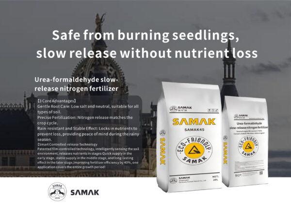Urea-formaldehyde slow-release nitrogen fertilizer